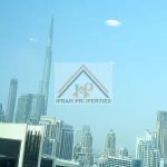 Burj Khalifa Canal View || Bright Office || Near To Metro