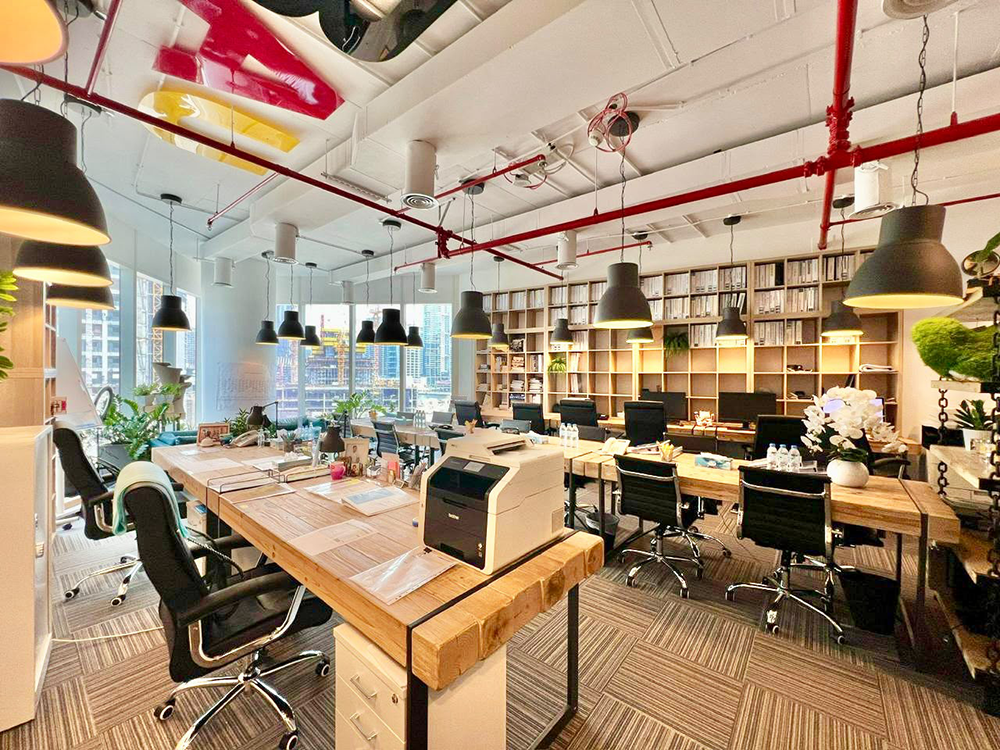 Furnished office space for rent in Park Lane Tower, Business Bay