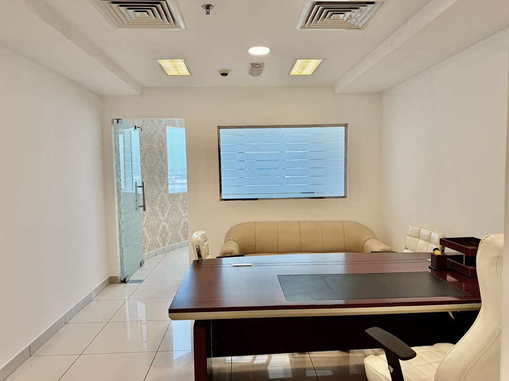 Discover a semi-furnished office space for rent in Yes Business Tower, Al Barsha 1