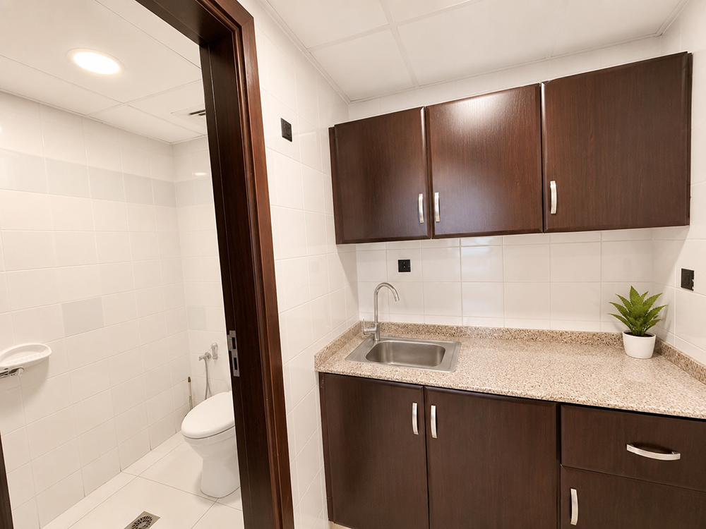 Discover a semi-furnished office space for rent in Yes Business Tower, Al Barsha 1