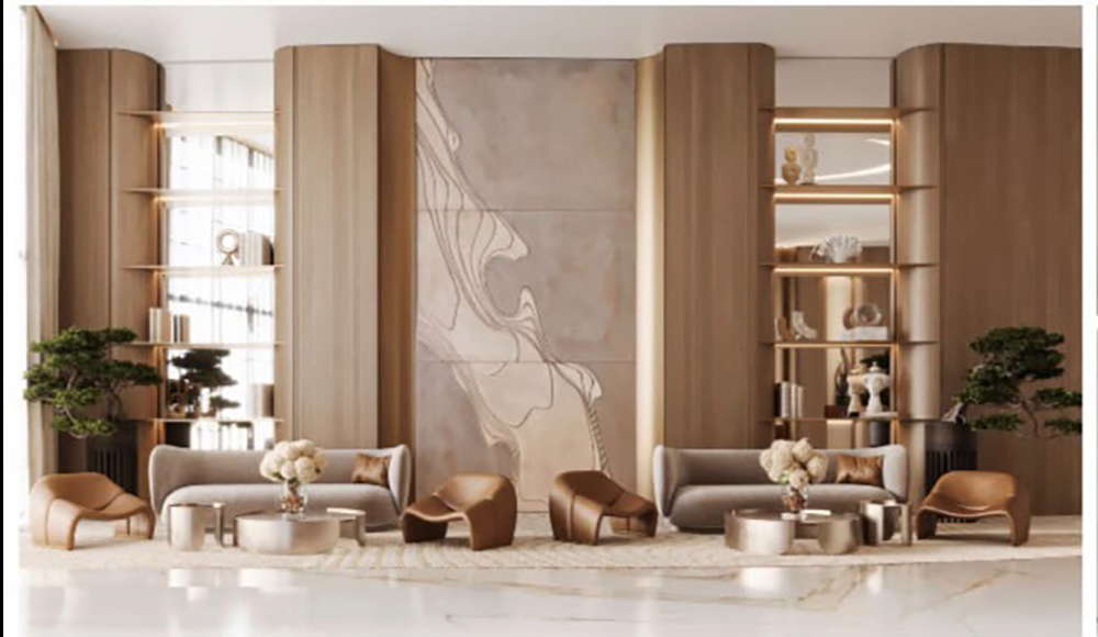 Bright contemporary apartment interior