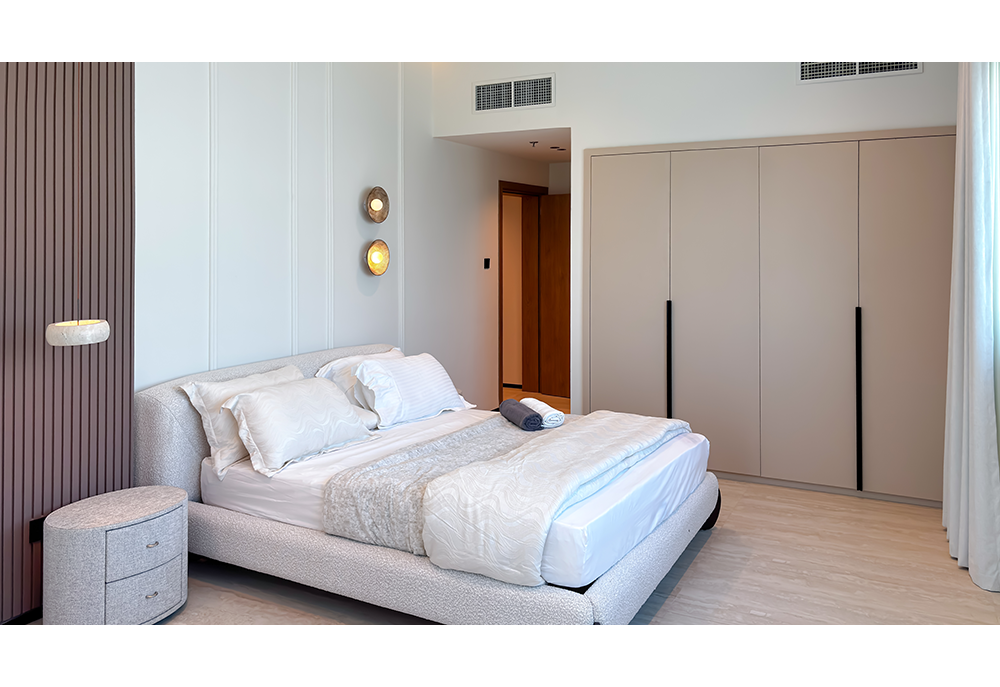 Bright living room at Amaris Residences