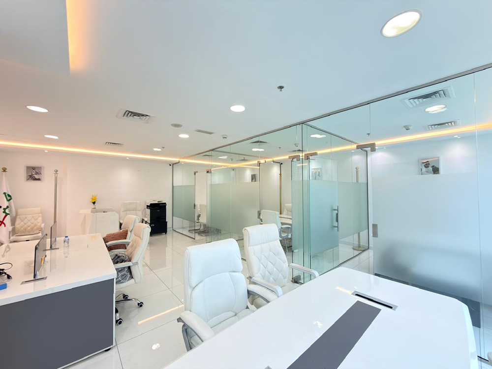 Furnished office space for rent in Park Lane Tower, Business Bay
