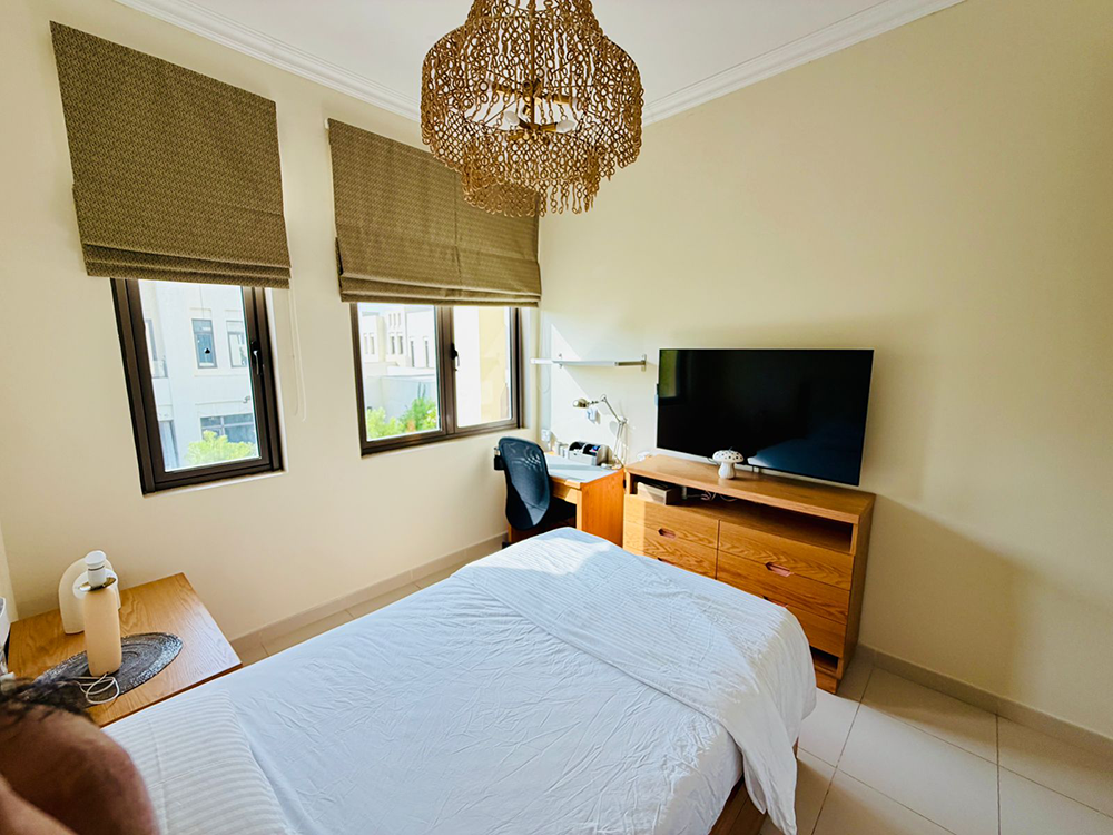Bright and spacious villa bedroom