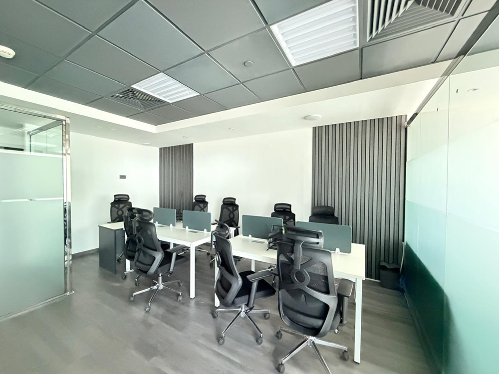 Furnished office space for rent in The Prism, Business Bay
