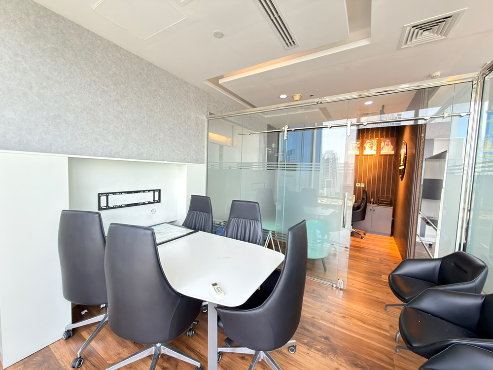 Furnished office space for rent in Park Lane Tower, Business Bay
