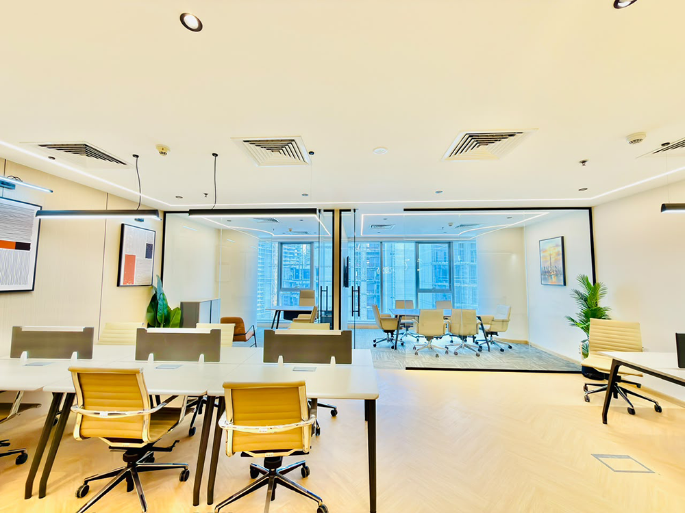 Fully upgraded furnished office for rent in The Citadel Tower, Business Bay