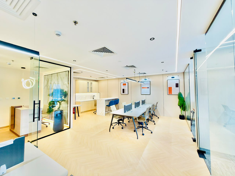 Fully upgraded furnished office for rent in The Citadel Tower, Business Bay