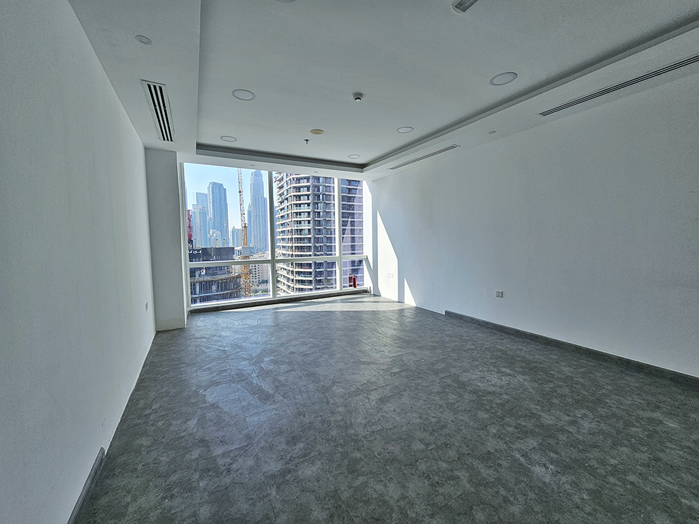 Vacant business workspace