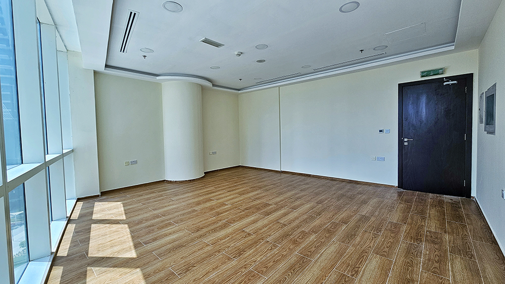 Vacant commercial office interior