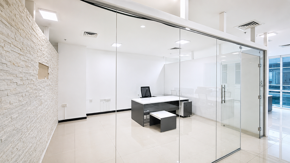 Corner office space for rent in Bay Square Building 7, Business Bay