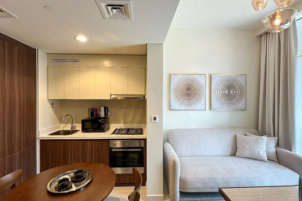 Bright apartment interior