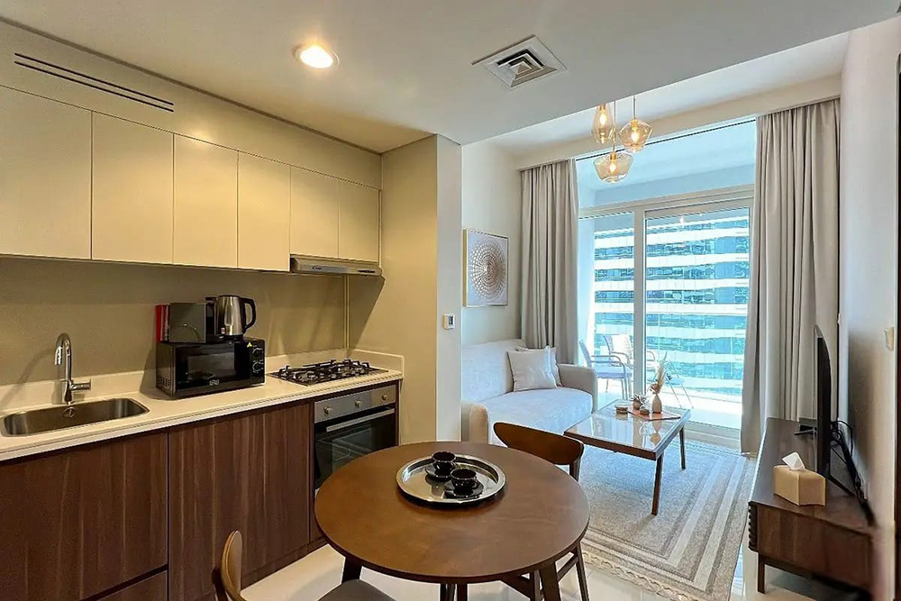 Modern fitted kitchen