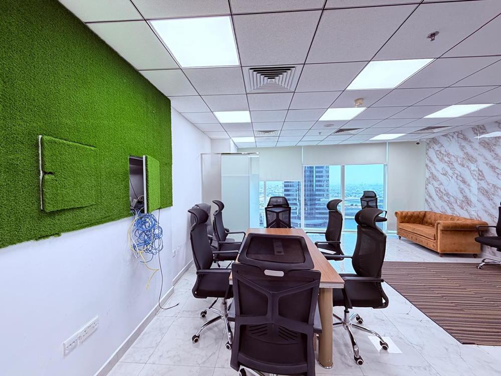 Fully furnished office space for rent in Park Lane Tower, Business Bay