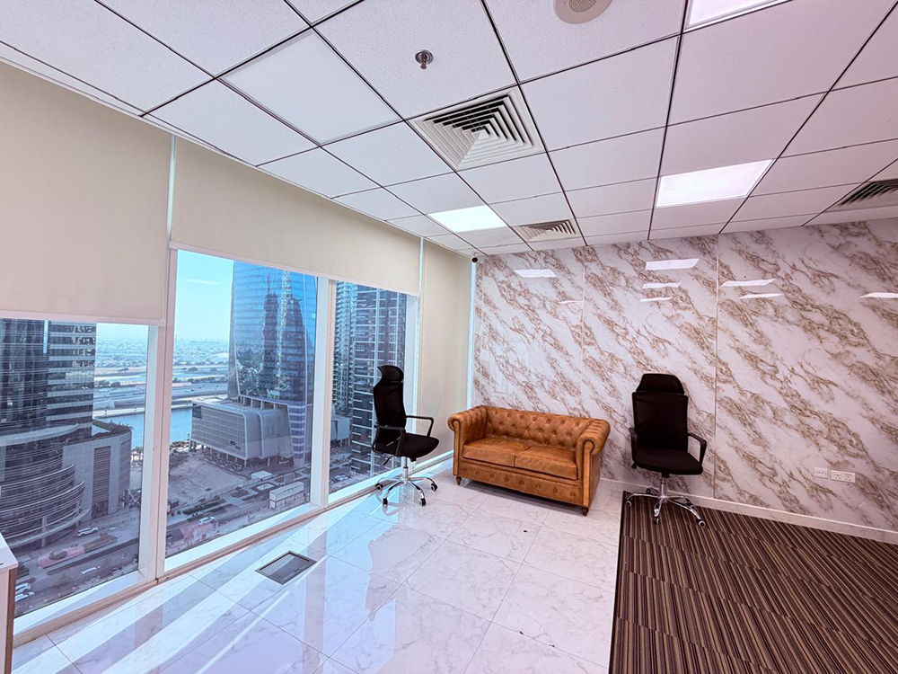 Fully furnished office space for rent in Park Lane Tower, Business Bay