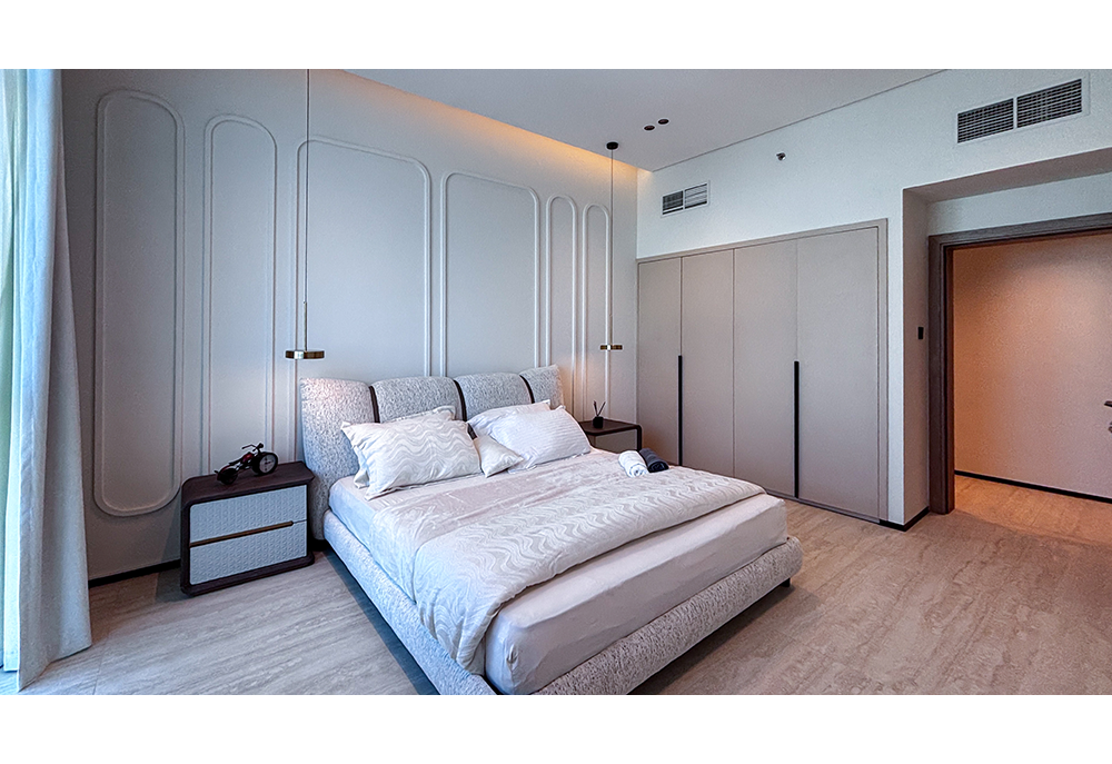 Spacious living room in Amaris Residences